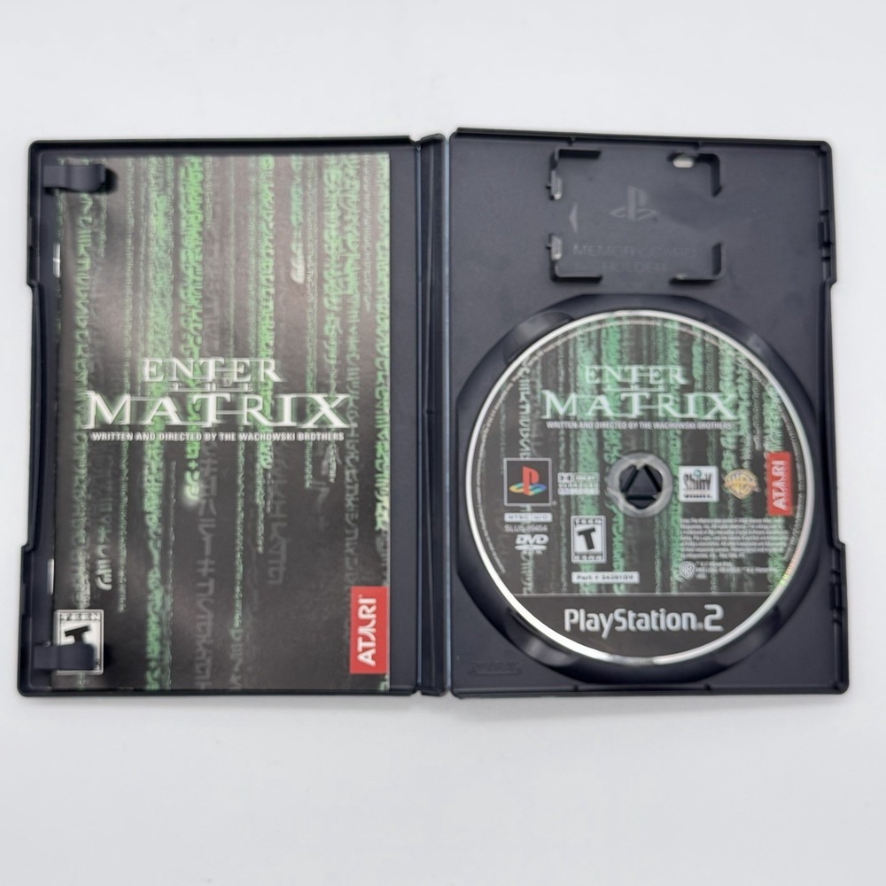 Enter the Matrix Sony PlayStation 2 PS2 CIB Complete Atari 2003 Tested Working